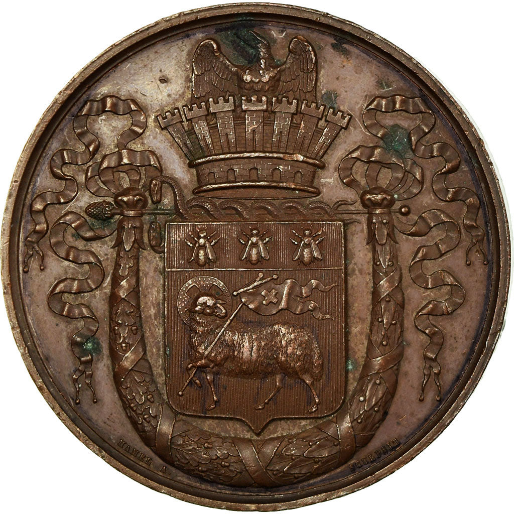 Frankreich, Medaille, Ville de Rouen, Hamel, SS+, Kupfer