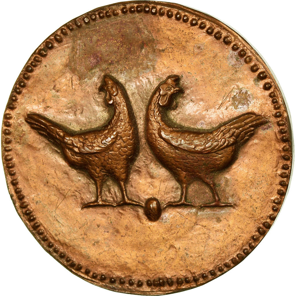Francia, medaglia, Ab Uno Disce Omnes, Le Coq, SPL-, Bronzo