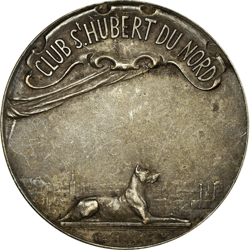 France, Medal, Chasse, Club Saint Hubert du Nord, Merculiano, AU(50-53)