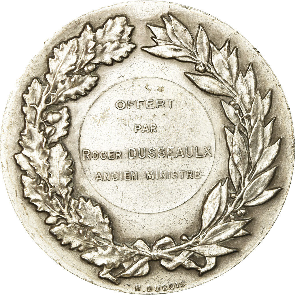 France, Medal, Marianne, Offert par Roger Dusseaulx, Ancien Ministre, Dubois.H