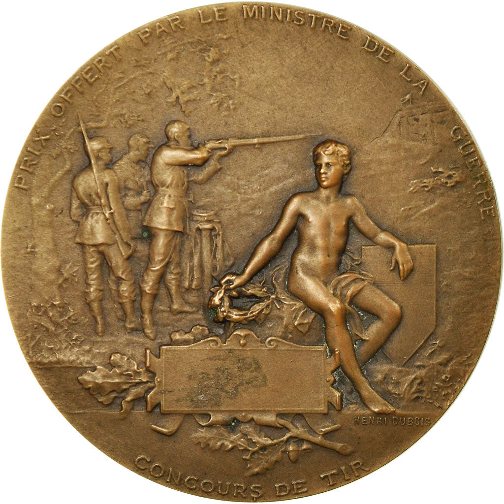 França, Medal, Ministère de la Guerre, Concours de Tir, Dubois.H, AU(50-53)