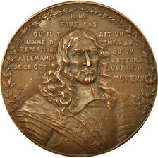 Frankrijk, Medaille, Semper, Turenne, History, 1916, Boulongne, ZF+, Bronze