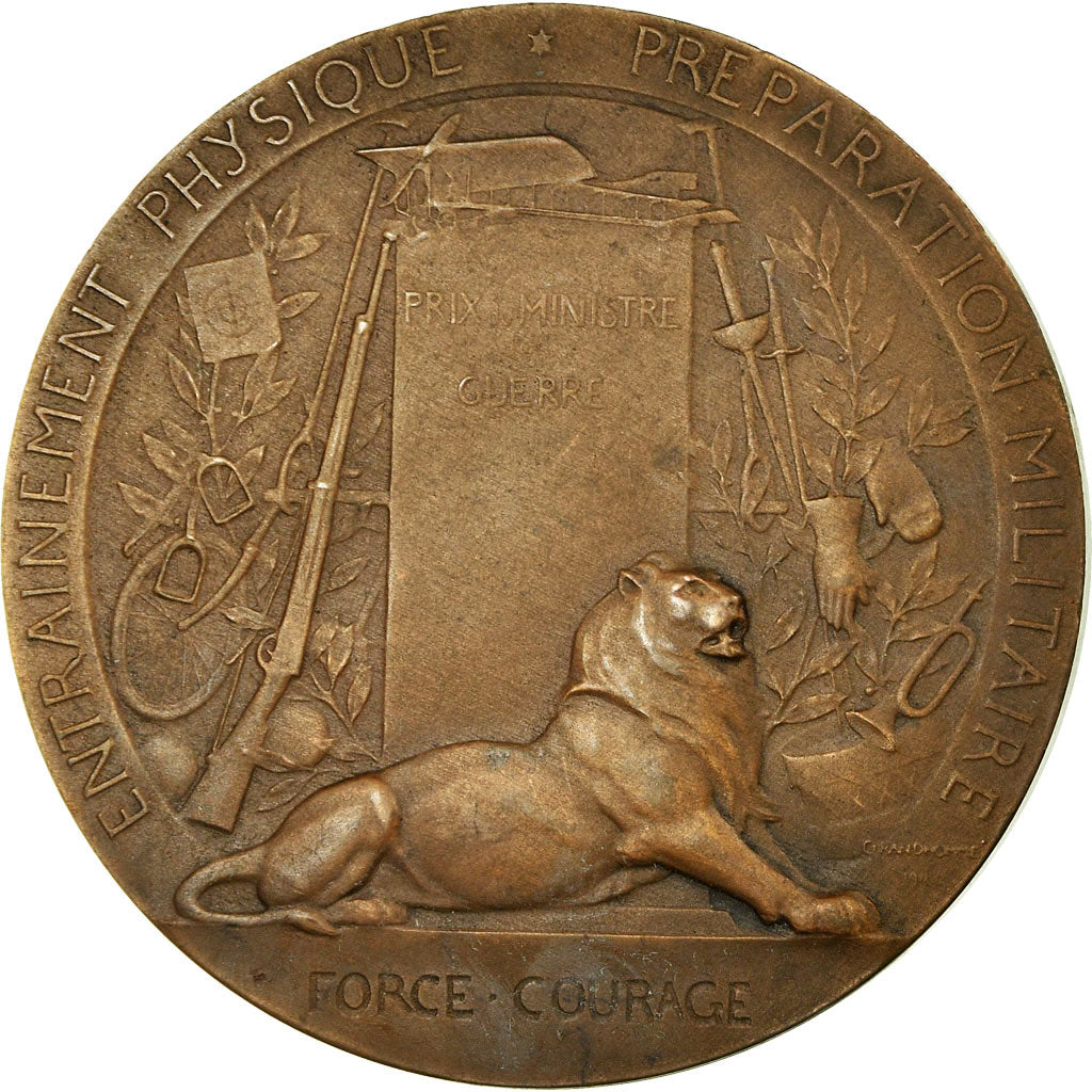 França, Medal, Préparation Militaire, Prix du Ministre de la Guerre