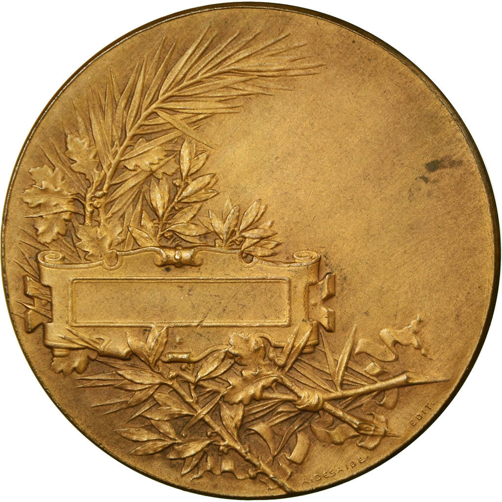 France, Medal, Gallia, Femme Casquée, Pillet, AU(50-53), Bronze