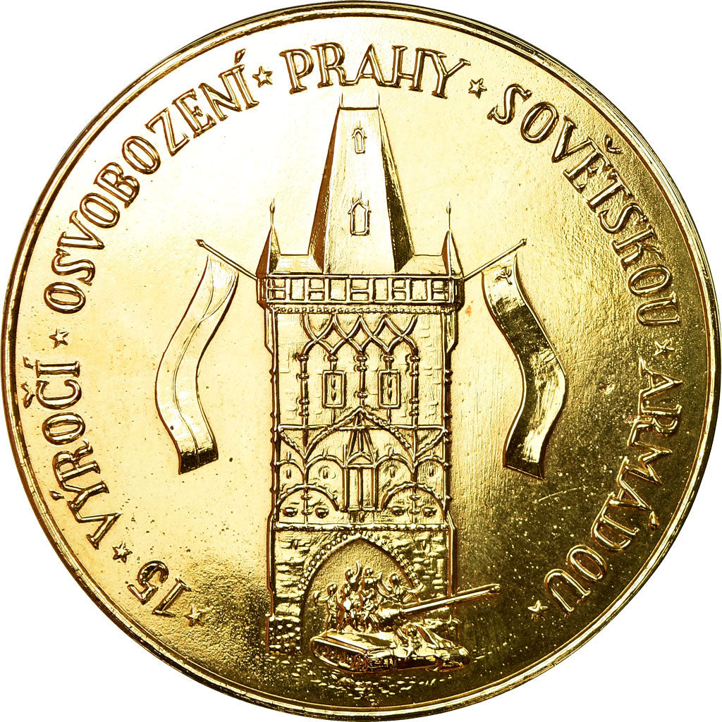 República Checa, Medal, Prahy, Kveten, 1960, MS(63), Cobre-Alumínio-Níquel