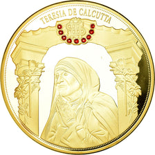 Vatican, Medal, Canonisation de Mère Teresa, 2016, MS(65-70), Copper Gilt