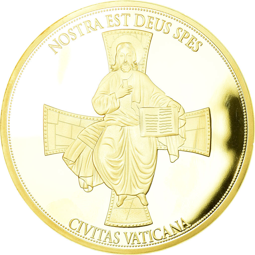 Vatican, Medal, Canonisation de Mère Teresa, 2016, MS(65-70), Copper Gilt