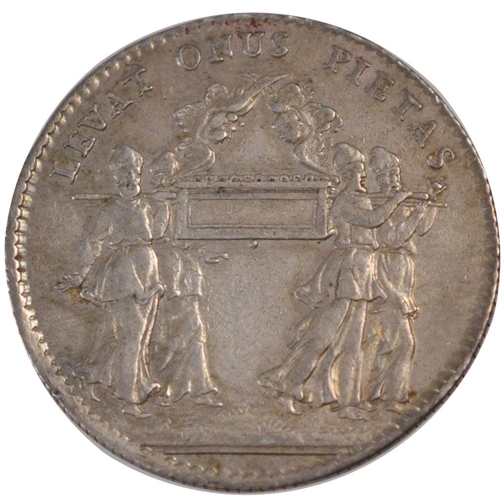 France, Royal, Token, 1715, AU(50-53), Silver, Feuardent #3953, 8.58