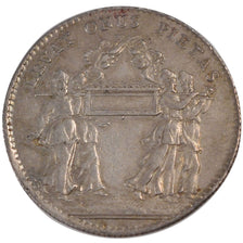 France, Royal, Token, 1715, AU(50-53), Silver, Feuardent #3953, 8.58