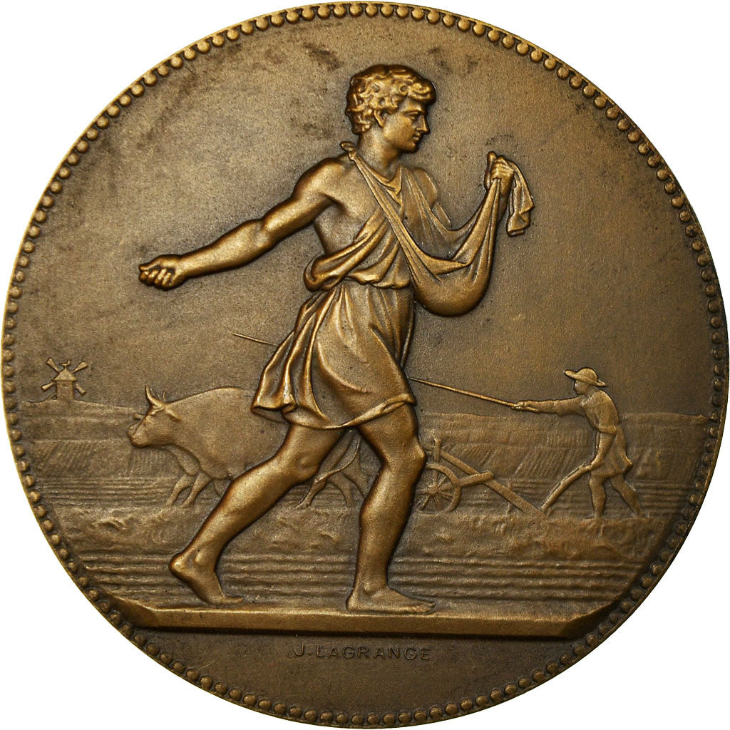 França, Medal, Associations Agricoles, République française, Lagrange