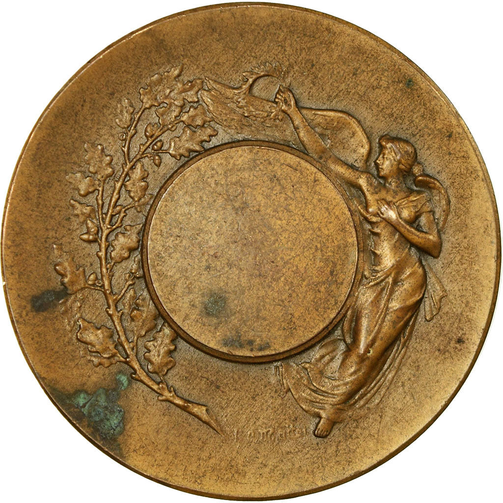 France, Medal, Art Nouveau, Agriculture, Dubois.A, AU(50-53), Bronze