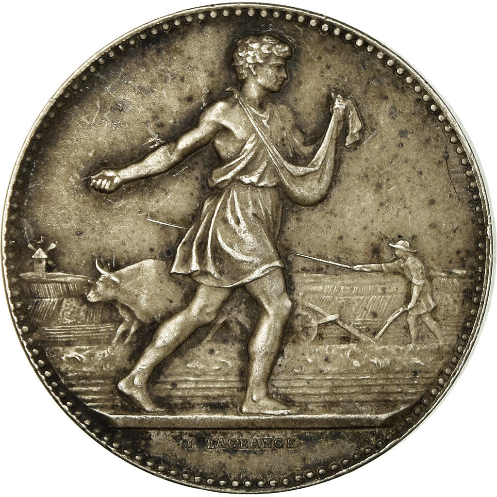 France, Medal, Comité Linier de France, Lagrange, AU(55-58), Silver
