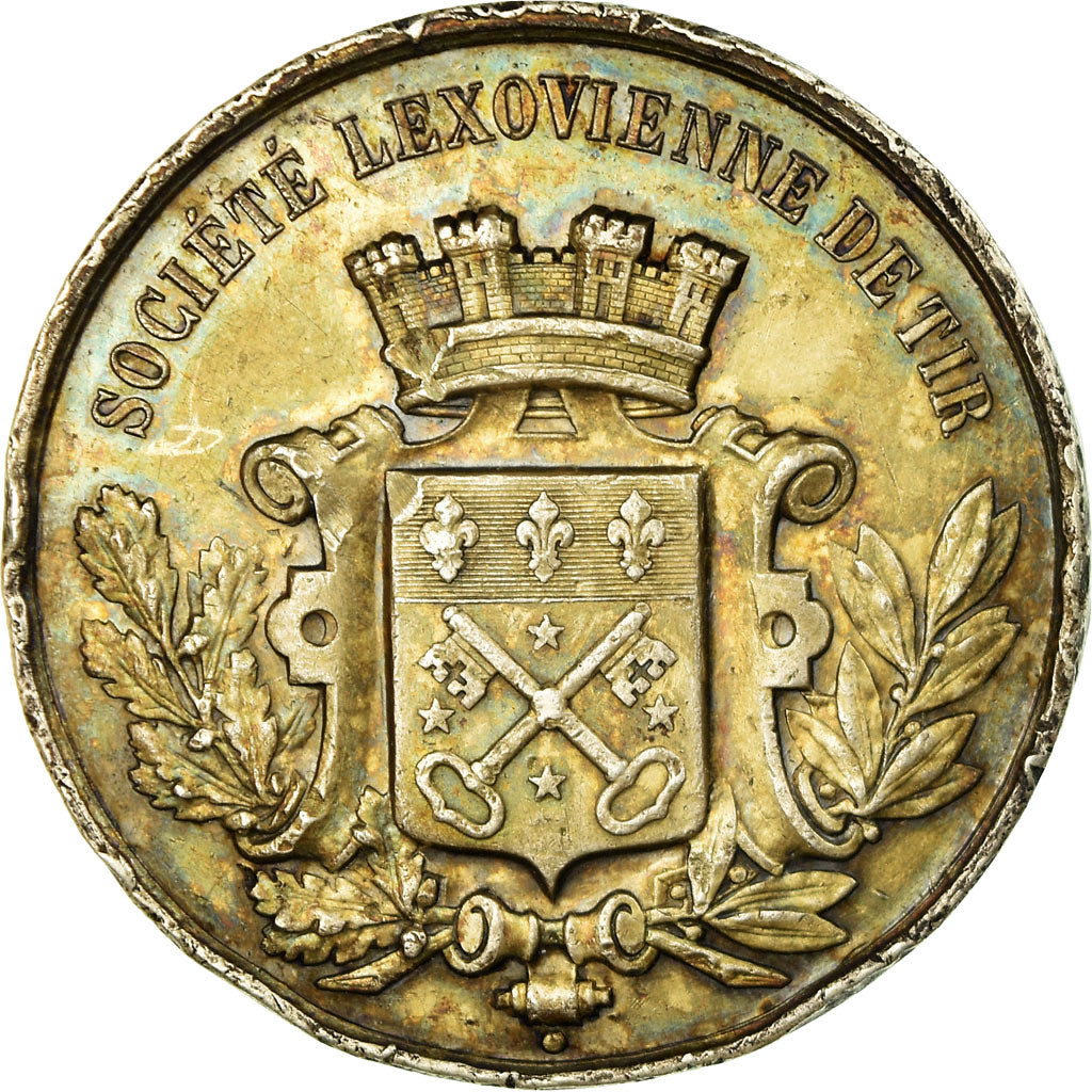 France, Medal, Société Lexovienne de Tir, VF(30-35), Silver