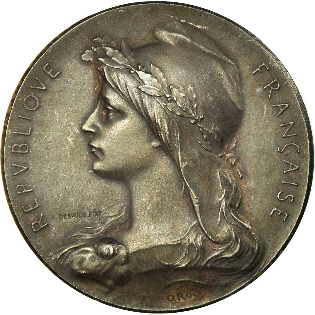 France, Médaille, Préfet de la Seine-Inférieure, Roty, SUP+, Argent