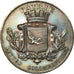 France, Medal, Colombe Patriote, Chantilly, 1889, MS(60-62), Silver
