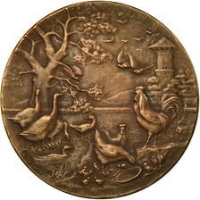 França, Medal, Les Aviculteurs du Nord de la France, 1891, MS(60-62), Bronze