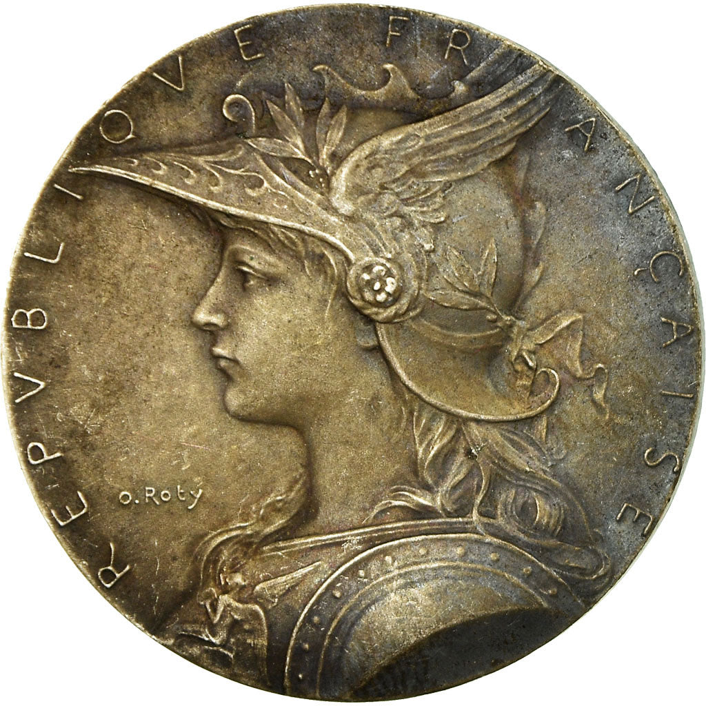 Francja, Medal, Prix Offert par le Ministre de l'Intérieur, O.Roty, AU(50-53)