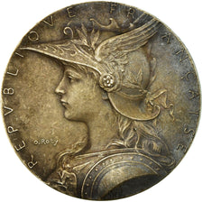 Francja, Medal, Prix Offert par le Ministre de l'Intérieur, O.Roty, AU(50-53)