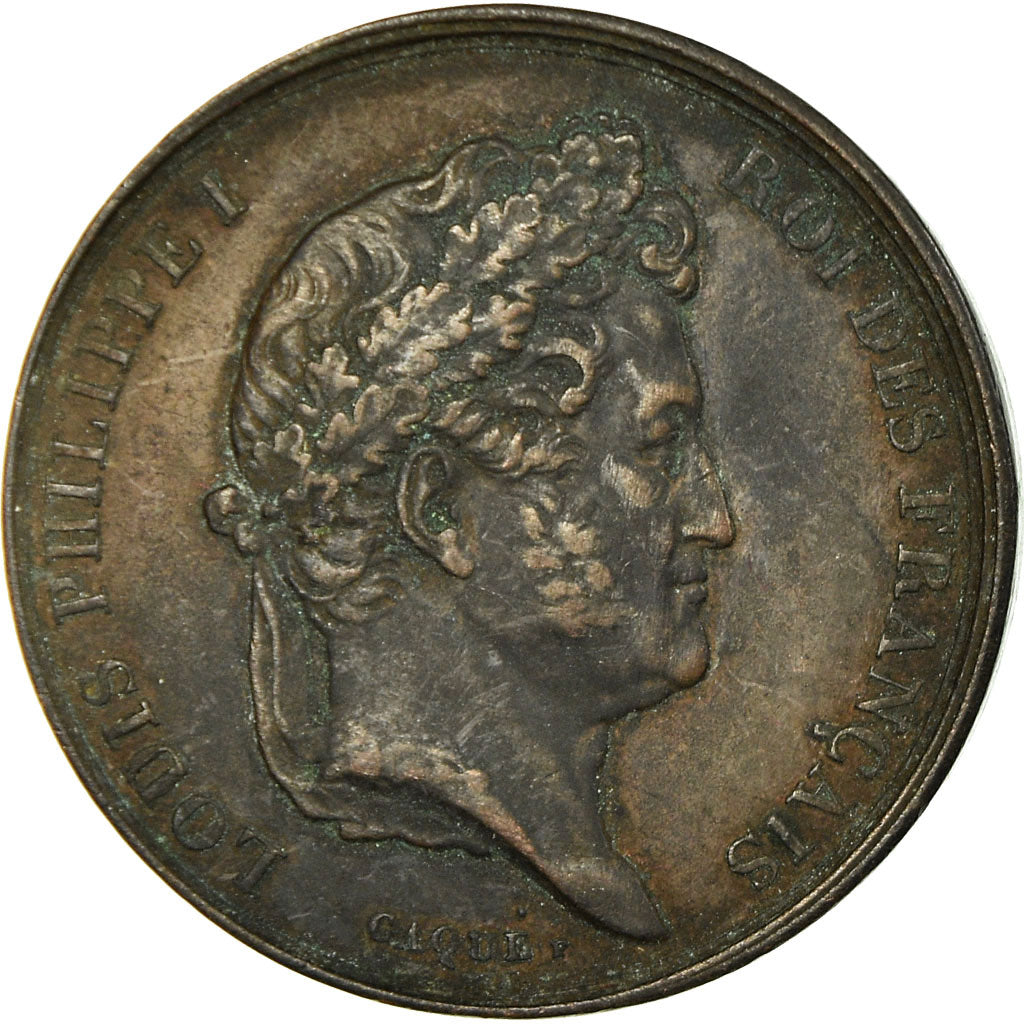 France, Medal, Louis-Philippe Ier, Entrepôt de l'Isle des Cygnes, 1833
