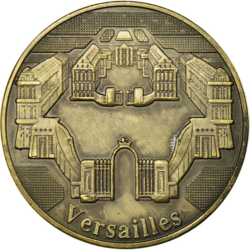 Francia, medalla, Louis XIV, Versailles, EBC+, Bronce