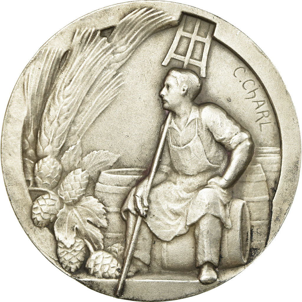 Francja, Medal, Corporation des Brasseurs du Nord de la France, 1950, Charles