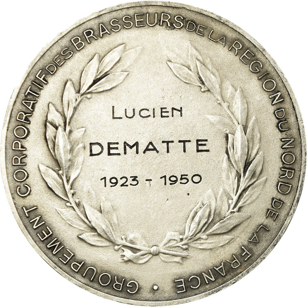 Francja, Medal, Corporation des Brasseurs du Nord de la France, 1950, Charles