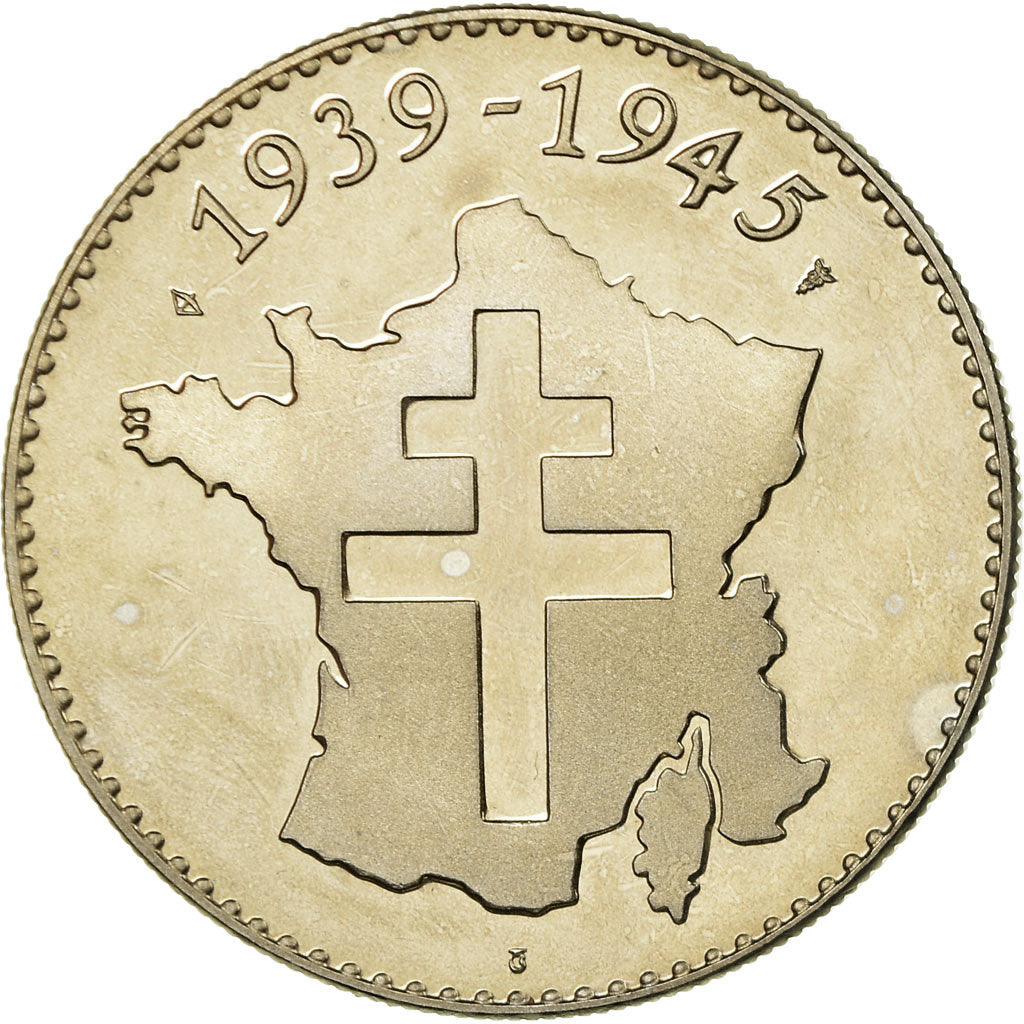 Francia, medalla, Seconde Guerre Mondiale, Campagne d'Italie, FDC, Cobre -
