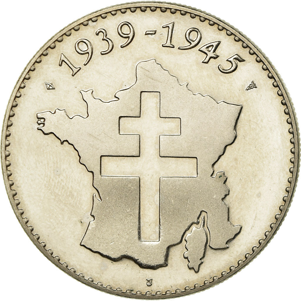 França, Medal, 1939-1945, Débarquement de Normandie, MS(65-70), Cobre-níquel