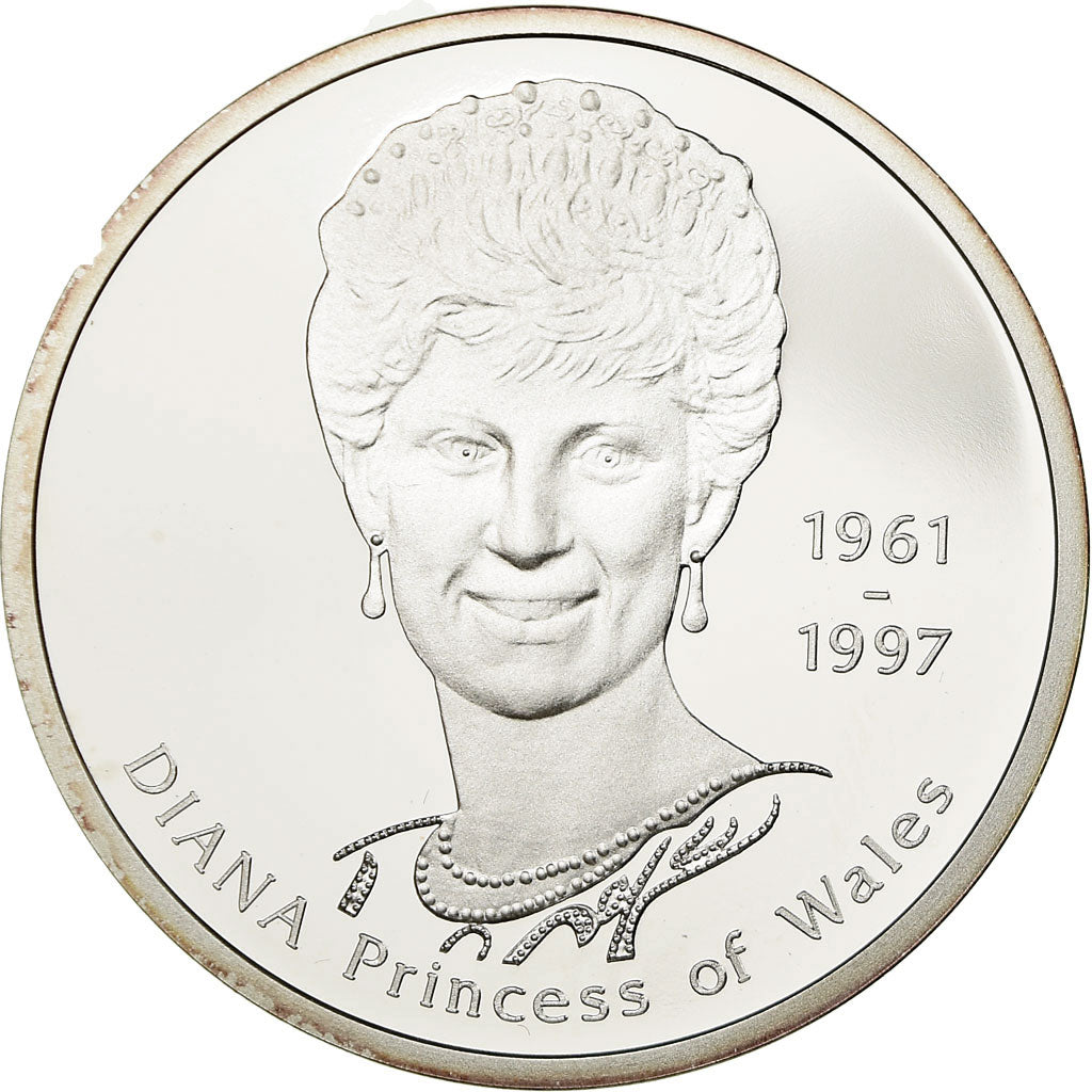 United Kingdom , Medal, Lady Diana, Westminster Abbey, 1997, MS(65-70), Silver