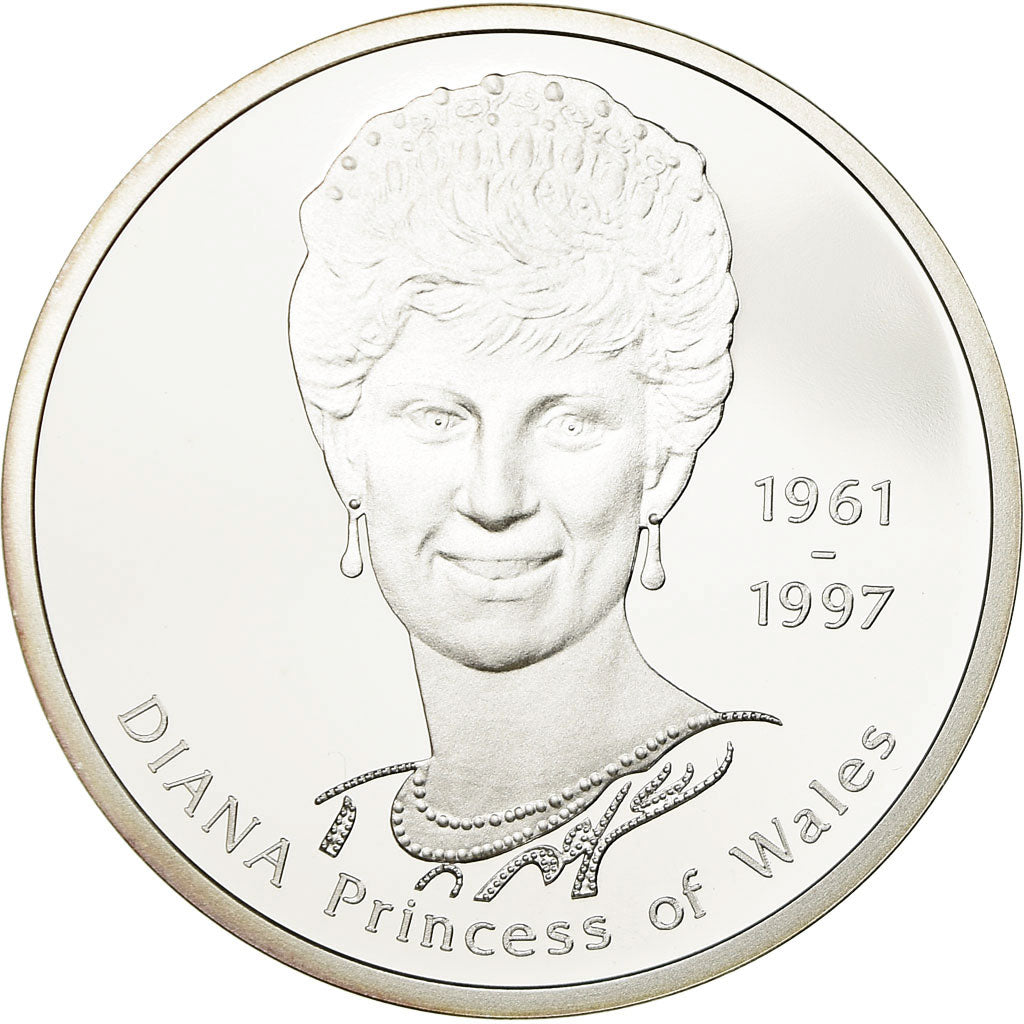 Regno Unito, medaglia, Lady Diana, Westminster Abbey, 1997, FDC, Argento