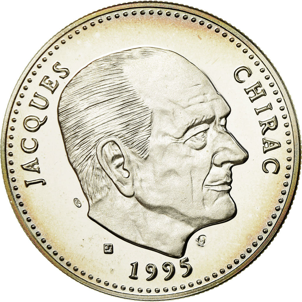 France, Medal, Les Présidents de la République, Jacques Chirac, 1995, Joaquin