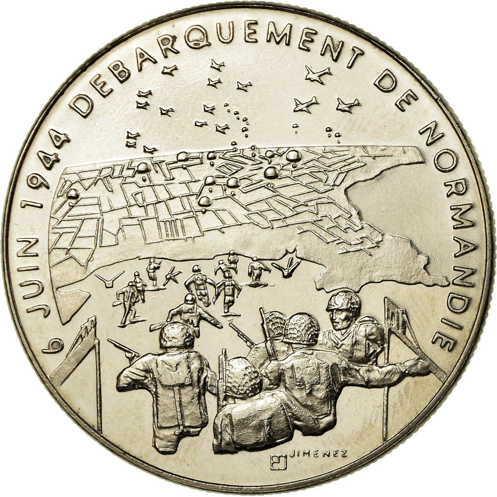 Frankreich, Medaille, 1939-1945, Débarquement de Normandie, STGL, Copper-nickel