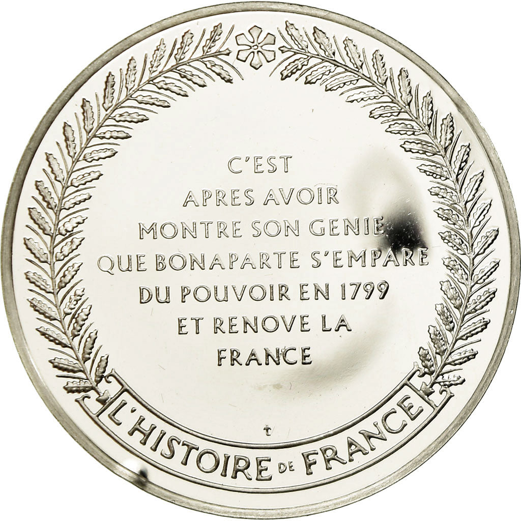 France, Medal, Napoléon Bonaparte, Grand Génie Militaire, MS(65-70), Silver