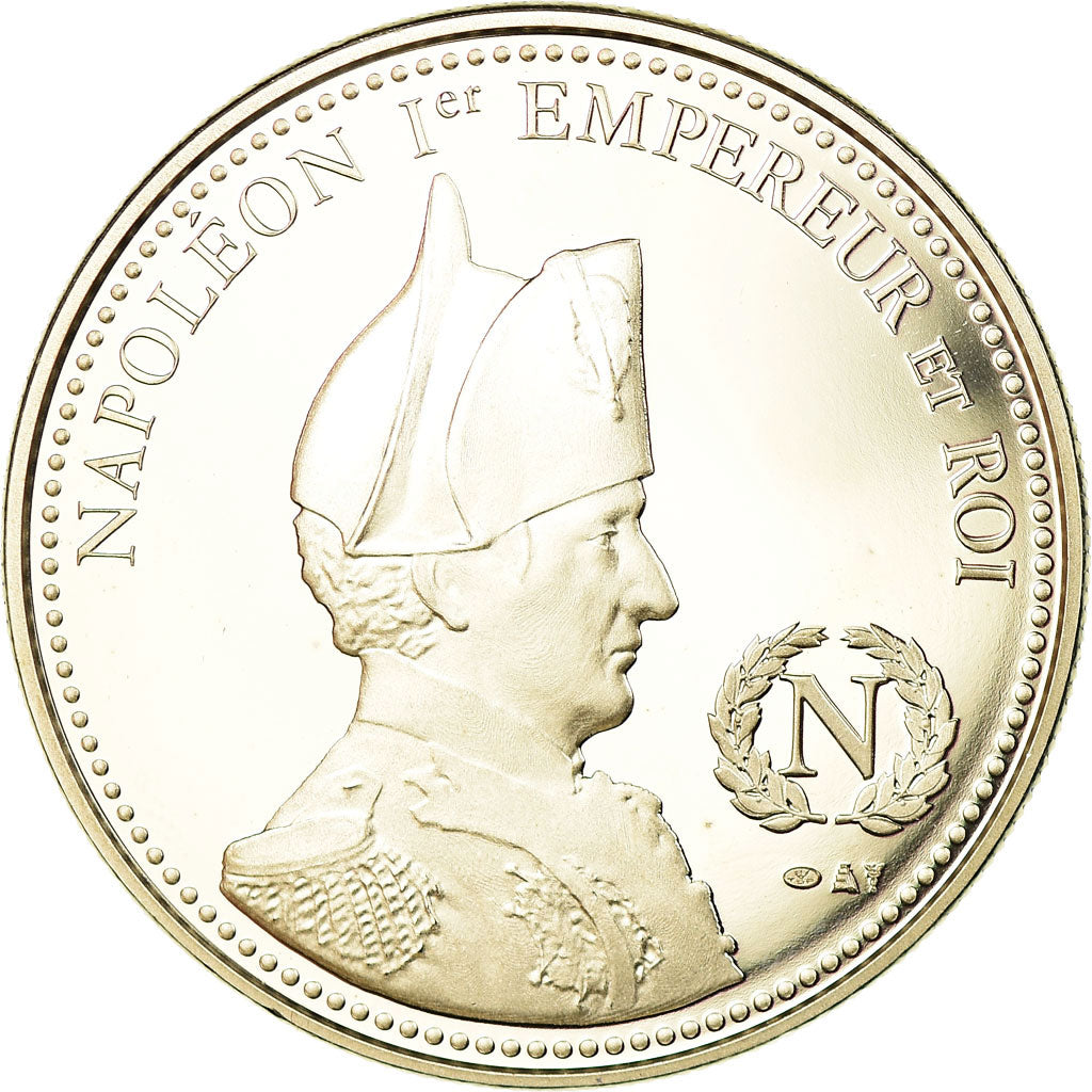 France, Medal, Le sacre de Napoléon Ier par Pie VII, MS(65-70), Nickel