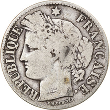 Coin, France, Cérès, 2 Francs, 1872, Paris, F(12-15), Silver, KM:817.1