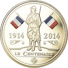 France, Médaille, Centenaire de la Première Guerre Mondiale, Armistice, FDC