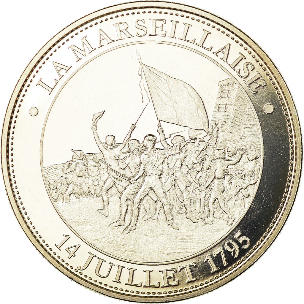 Frankrijk, Medaille, Révolution Française, La Marseillaise, FDC, Copper-nickel