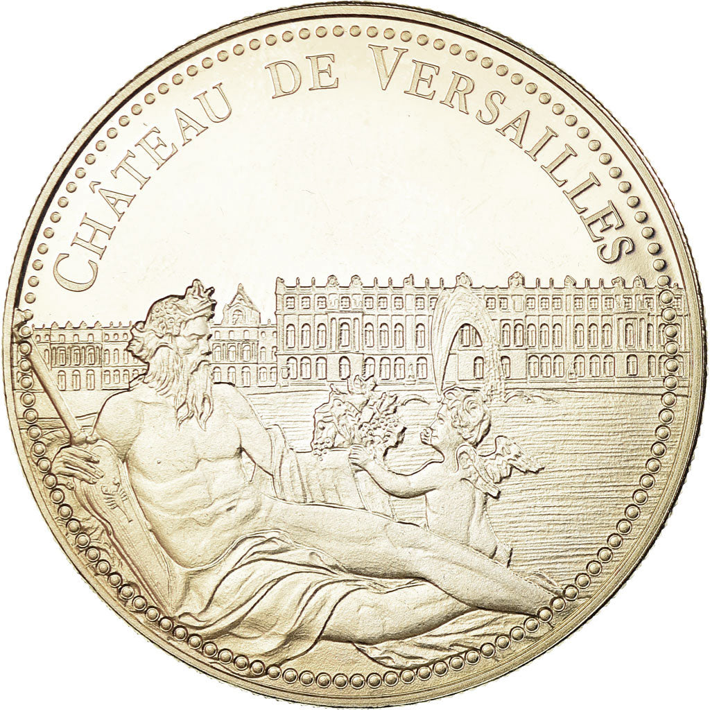 France, Medal, Le Château de Versailles, MS(65-70), Copper-nickel