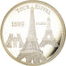 France, Medal, Paris - La Tour Eiffel, MS(63), Copper-nickel