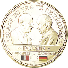 Francja, Medal, 50 Ans du Traité de l'Elysée, Polityka, społeczeństwo