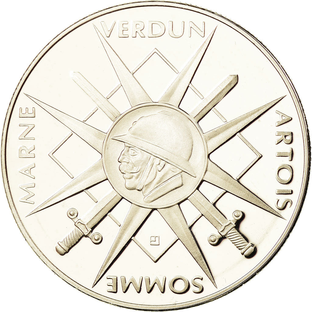 France, Médaille, Première Guerre Mondiale, Somme-Marne-Verdun-Artois, FDC