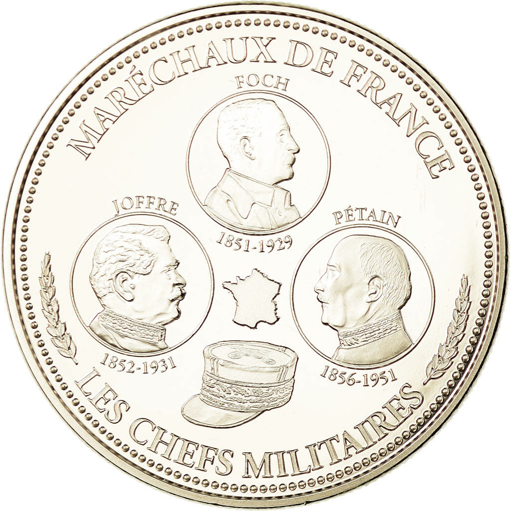 Frankreich, Medaille, Première Guerre Mondiale, Maréchaux de France, History