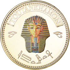 Egypte, Medaille, Trésors d'Egypte, Toutankhamon, FDC, Copper-nickel