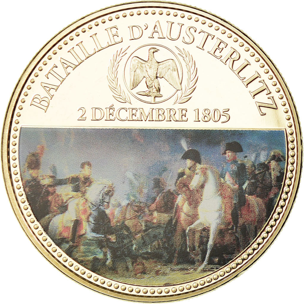France, Médaille, Napoléon Ier, Bataille d'Austerlitz (1805), FDC