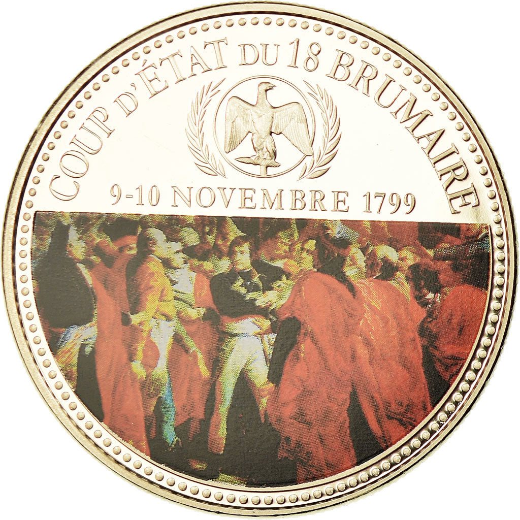 France, Medal, Napoléon Ier, Coup d'Etat du 18 Brumaire, MS(65-70)