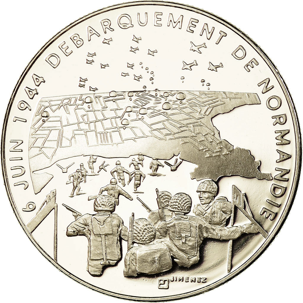 Frankreich, Medaille, 1939-1945, Débarquement de Normandie, STGL, Copper-nickel