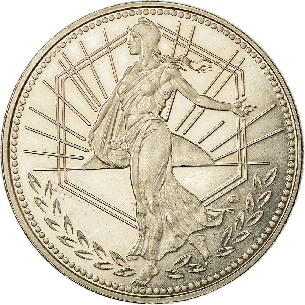 France, Medal, L'Europe, La Semeuse, 2001, MS(64), Copper-nickel