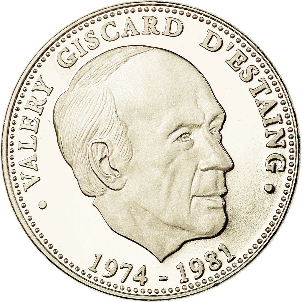 France, Medal, Ve République, Valery Giscard d'Estaing, MS(65-70)
