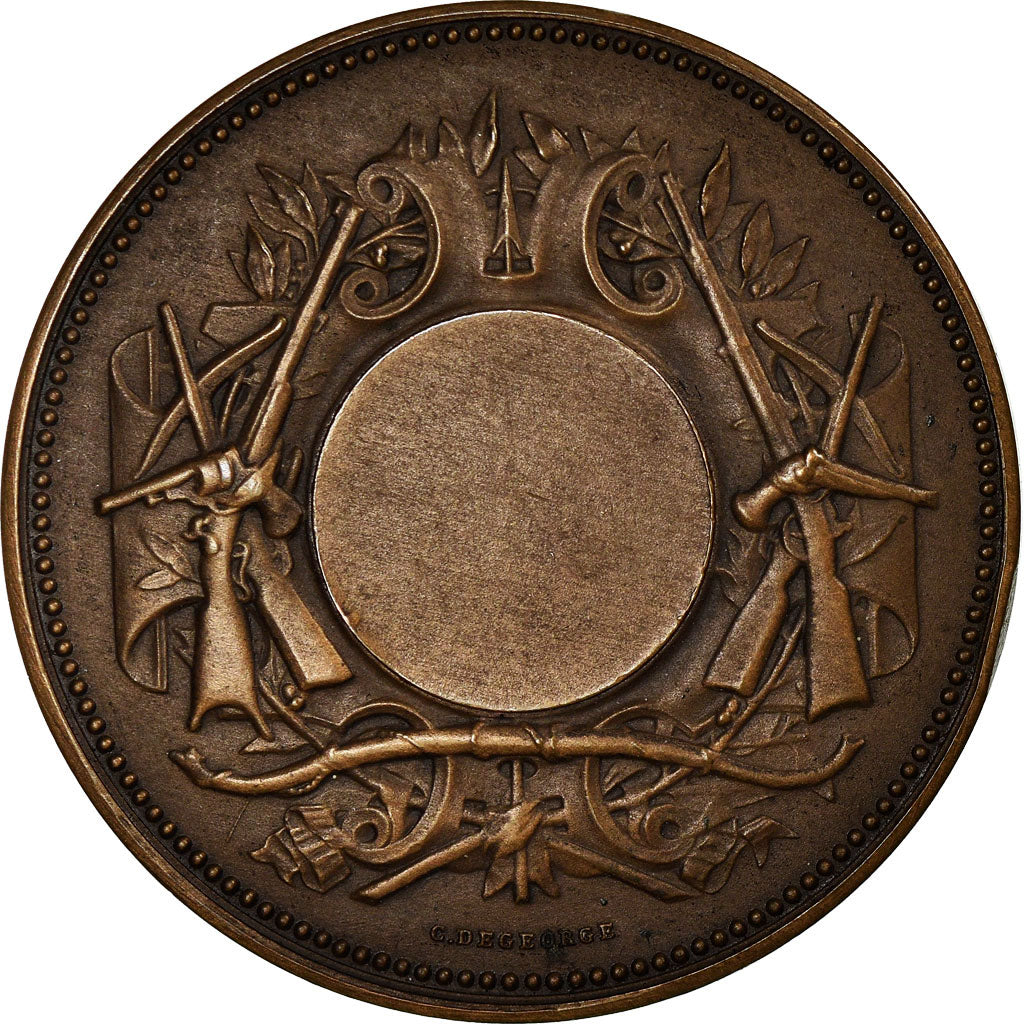 France, Medal, Tir du 24ème Territorial, Degeorge, MS(60-62), Bronze