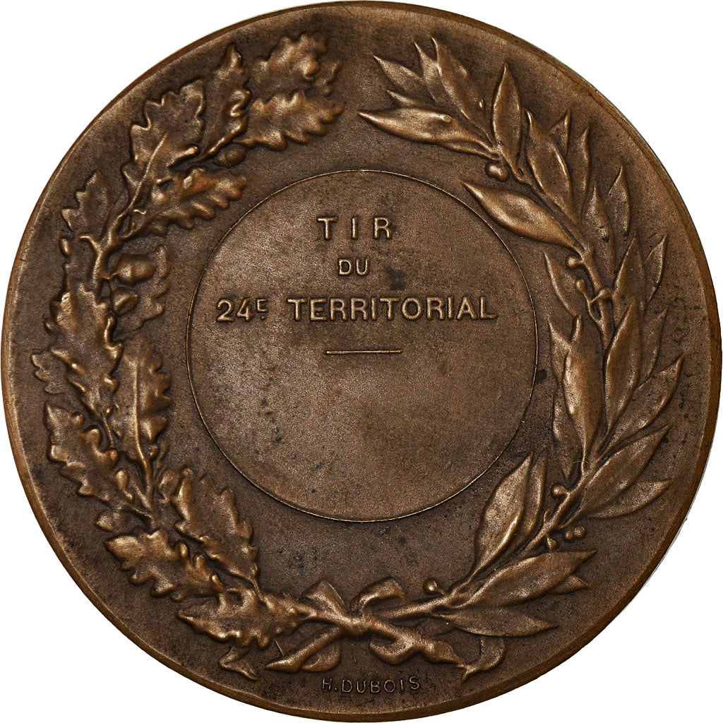 France, Medal, Tir du 24ème Territorial, Degeorge, MS(60-62), Bronze